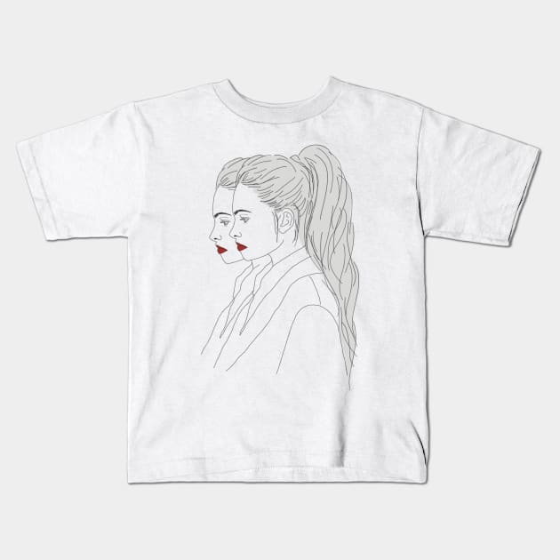 Alina Kids T-Shirt by aubdesigns